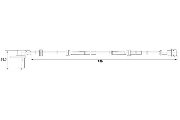 BOSCH 0 265 006 328 Sensor, Raddrehzahl