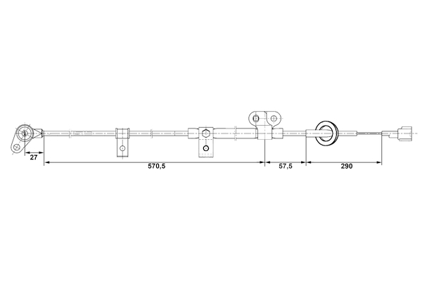 BOSCH 0 265 006 255 Sensor, Raddrehzahl