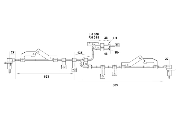 BOSCH 0 265 006 256 Sensor, Raddrehzahl