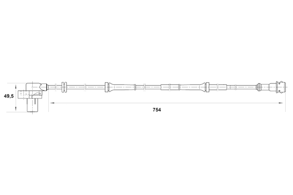 BOSCH 0 265 006 327 Sensor, Raddrehzahl