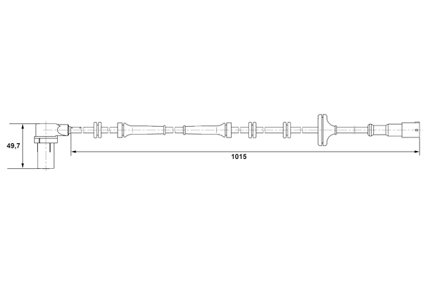 BOSCH 0 265 006 306 Sensor, Raddrehzahl
