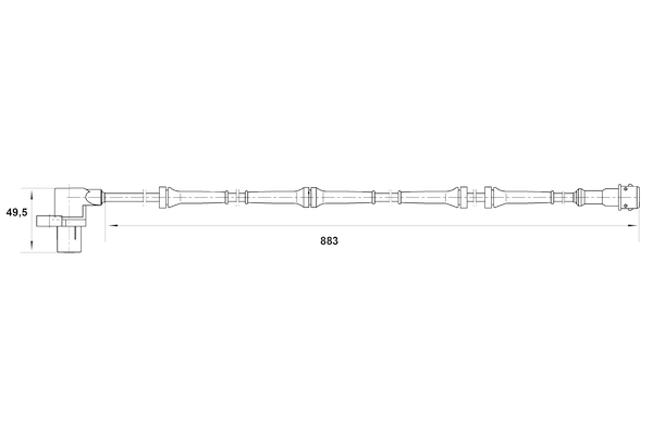 BOSCH 0 265 006 366 Sensor, Raddrehzahl