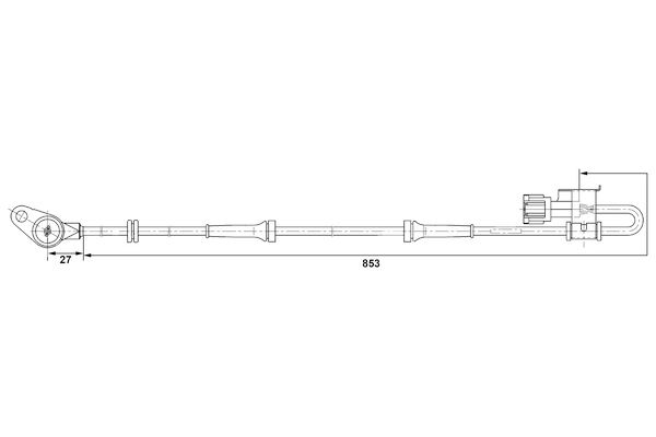 BOSCH 0 265 006 378 Sensor, Raddrehzahl