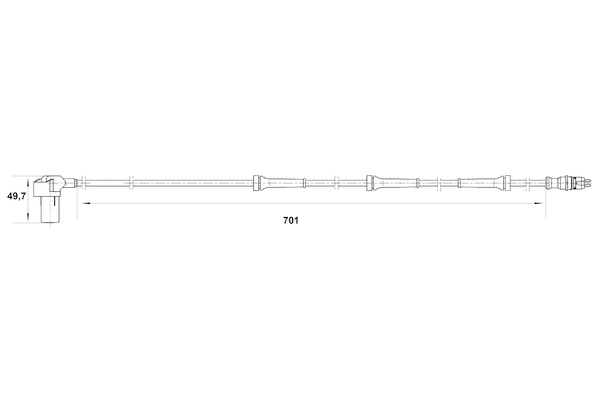 BOSCH 0 265 006 384 Sensor, Raddrehzahl