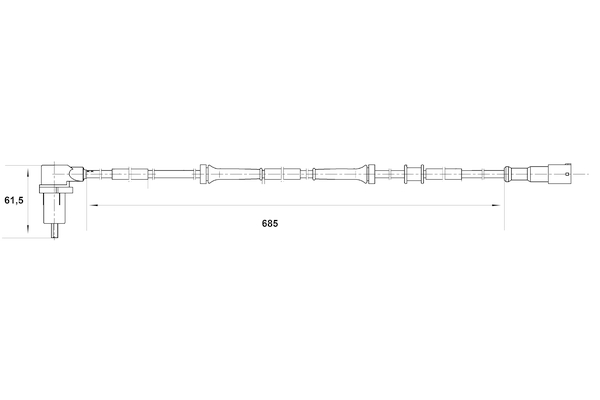BOSCH 0 265 006 400 Sensor, Raddrehzahl