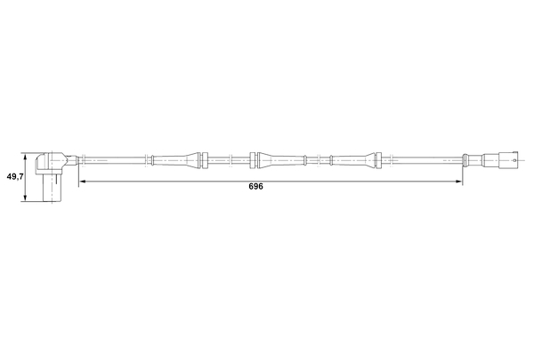 BOSCH 0 265 006 409 Sensor, Raddrehzahl