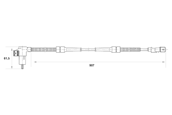 BOSCH 0 265 006 504 Sensor, Raddrehzahl