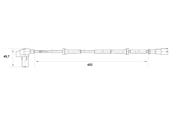 BOSCH 0 265 006 528 Sensor, Raddrehzahl