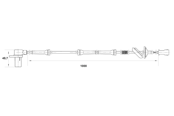 BOSCH 0 265 006 573 Sensor, Raddrehzahl