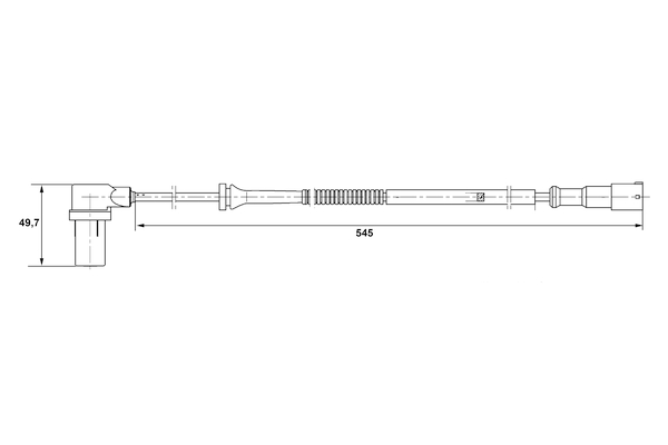 BOSCH 0 265 006 593 Sensor, Raddrehzahl