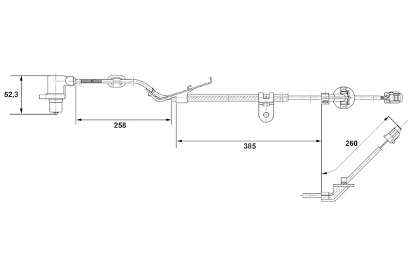 BOSCH 0 265 006 674 Sensor, Raddrehzahl