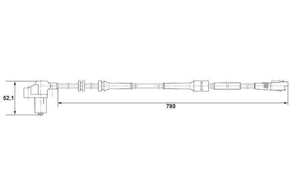 BOSCH 0 265 006 730 Sensor, Raddrehzahl