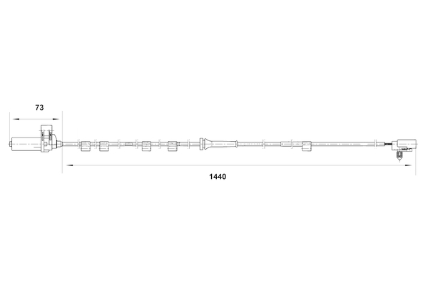 BOSCH 0 265 006 816 Sensor, Raddrehzahl