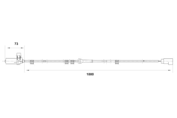 BOSCH 0 265 006 817 Sensor, Raddrehzahl