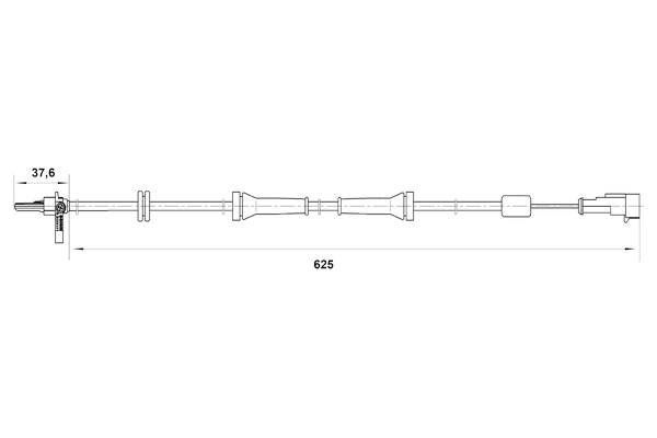 BOSCH 0 265 007 018 Sensor, Raddrehzahl