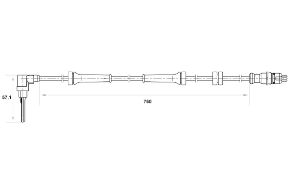 BOSCH 0 265 007 024 Sensor, Raddrehzahl