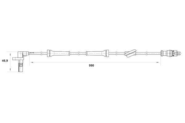 BOSCH 0 265 007 037 Sensor, Raddrehzahl