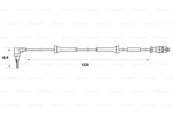 BOSCH 0 265 007 039 Snímač,...