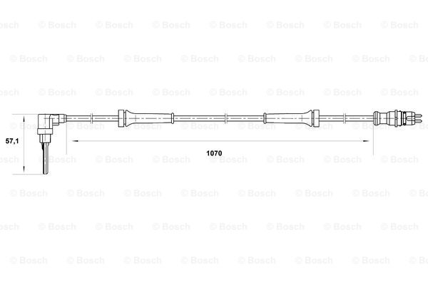 BOSCH 0 265 007 043 Sensor,...