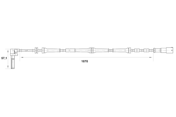 BOSCH 0 265 007 046 Sensor, Raddrehzahl