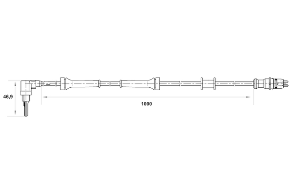 BOSCH 0 265 007 063 Sensor, Raddrehzahl