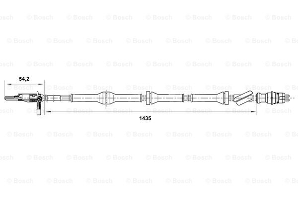 BOSCH 0 265 007 072 Sensor,...