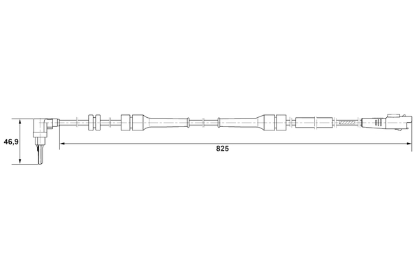 BOSCH 0 265 007 083 Sensor, Raddrehzahl