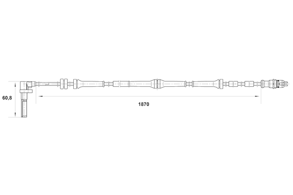 BOSCH 0 265 007 086 Sensor, Raddrehzahl