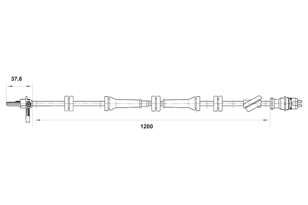 BOSCH 0 265 007 089 Sensor, Raddrehzahl