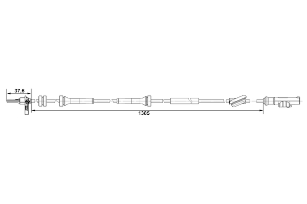 BOSCH 0 265 007 488 Sensor, Raddrehzahl