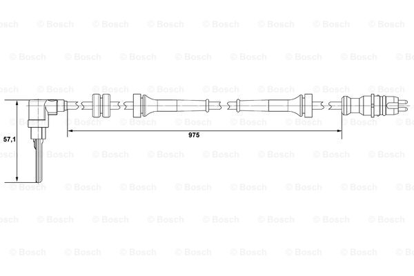 BOSCH 0 265 007 510 Sensor,...