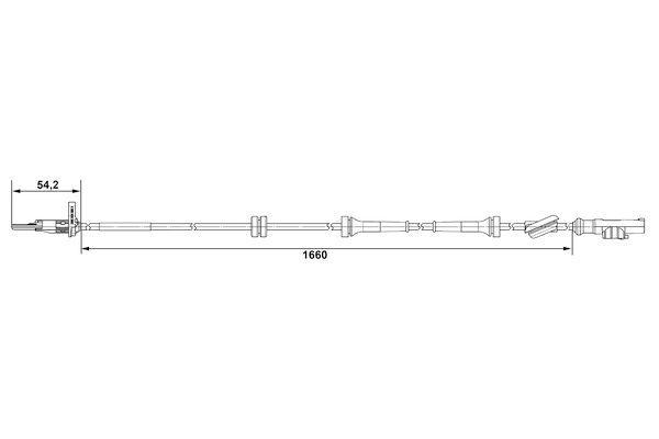 BOSCH 0 265 007 519 Sensor, Raddrehzahl
