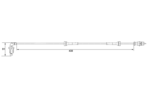 BOSCH 0 265 007 583 Sensor, Raddrehzahl