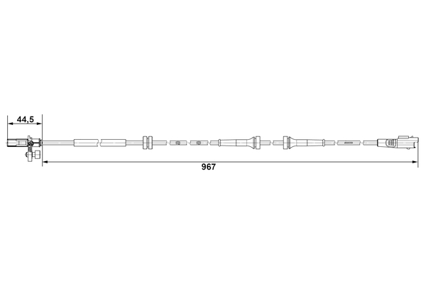 BOSCH 0 265 007 789 Sensor, Raddrehzahl