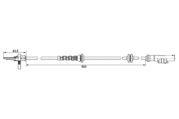 BOSCH 0 265 007 896 Sensor, Raddrehzahl
