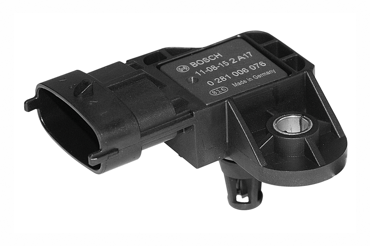 BOSCH 0 281 006 076 Aισθητήρας, πίεση υπερπλήρωσης for AGRALE ALFA ROMEO CHEVROLET CITROËN FIAT FORD FORD ASIA & OCEANIA FORD AU