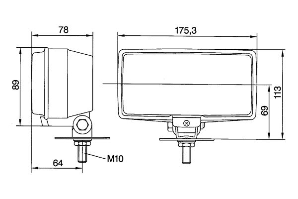 BOSCH 0 305 601 004 Nebelscheinwerfer
