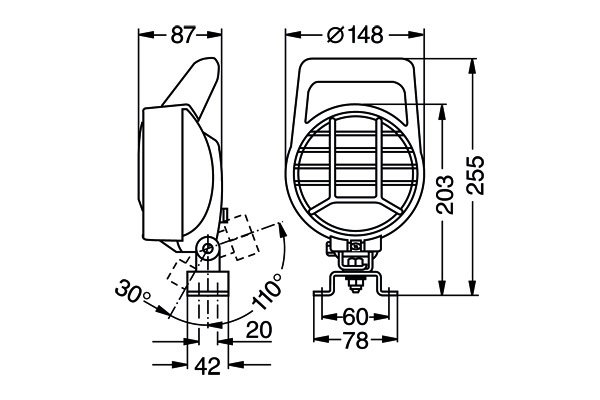 BOSCH 0 306 481 004 Worklight both sides