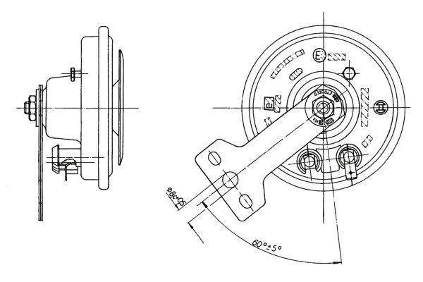 BOSCH 0 320 043 030 Κόρνα for AUDI