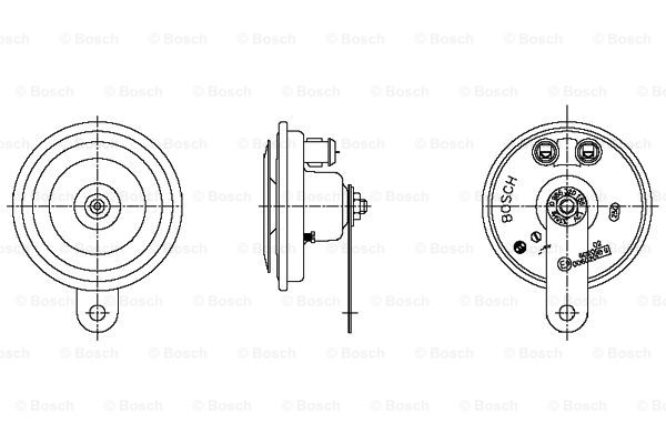 BOSCH 0 320 043 805 Air Horn