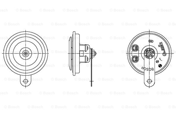 BOSCH 0 320 043 806 Air Horn