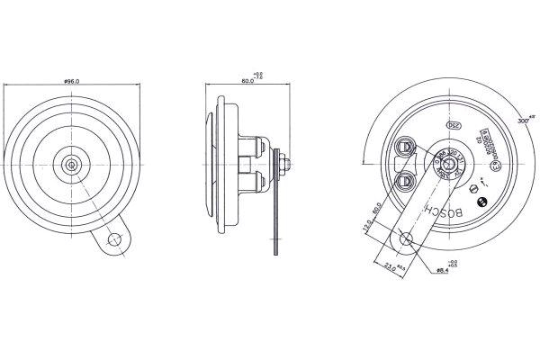 BOSCH 0 320 143 033 Air Horn