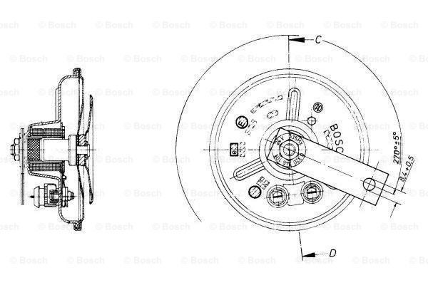 BOSCH 0 320 146 101 Air Horn