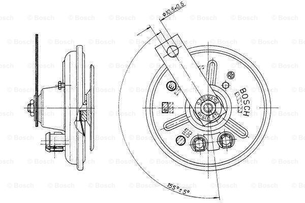 BOSCH 0 320 146 102 Air Horn