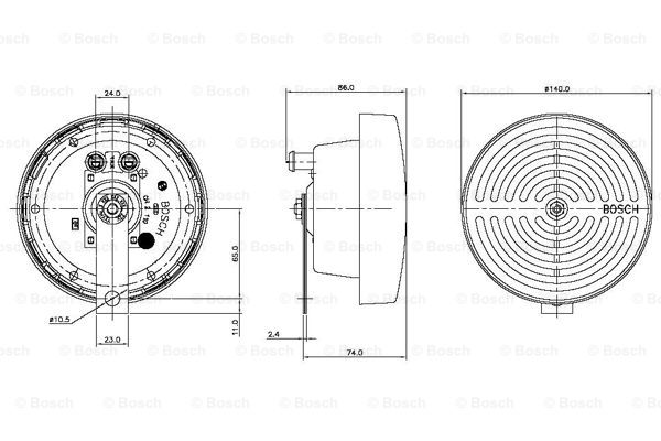 BOSCH 0 320 223 011 Air Horn