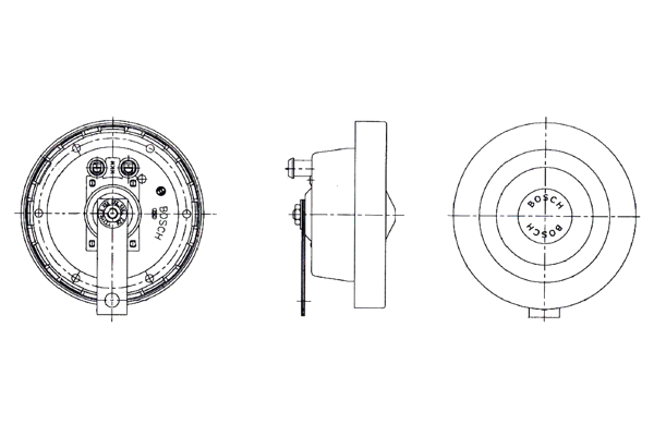 BOSCH 0 320 223 027 Clacson