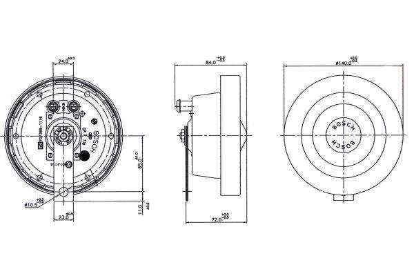 BOSCH 0 320 223 028 Clacson