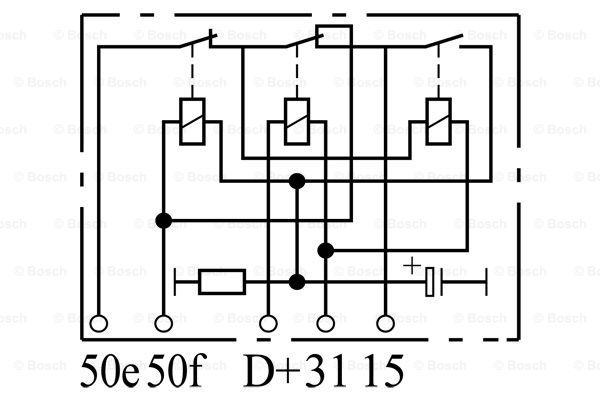 BOSCH 0 331 801 001 Relay,...