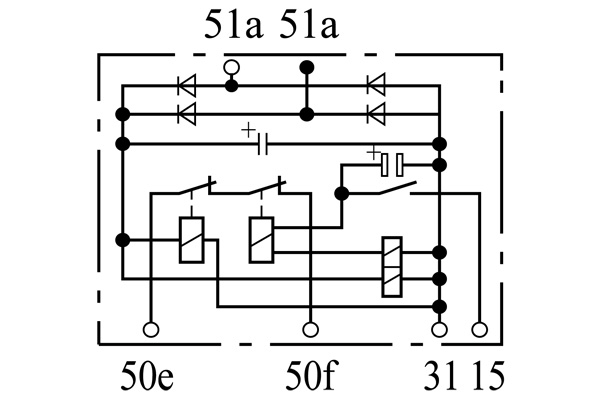 Relais, Startsperrung