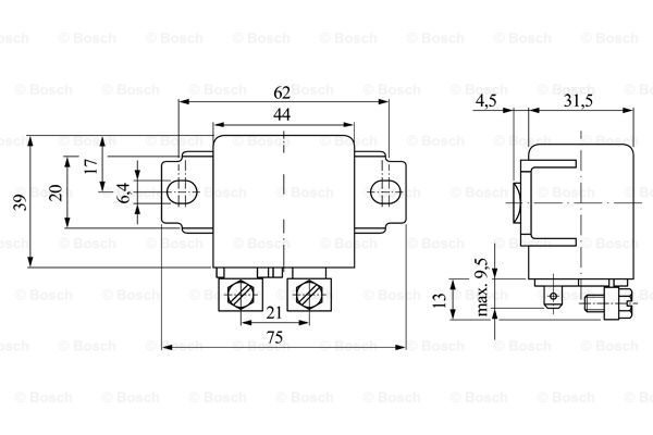 BOSCH 0 332 002 161 Relay,...